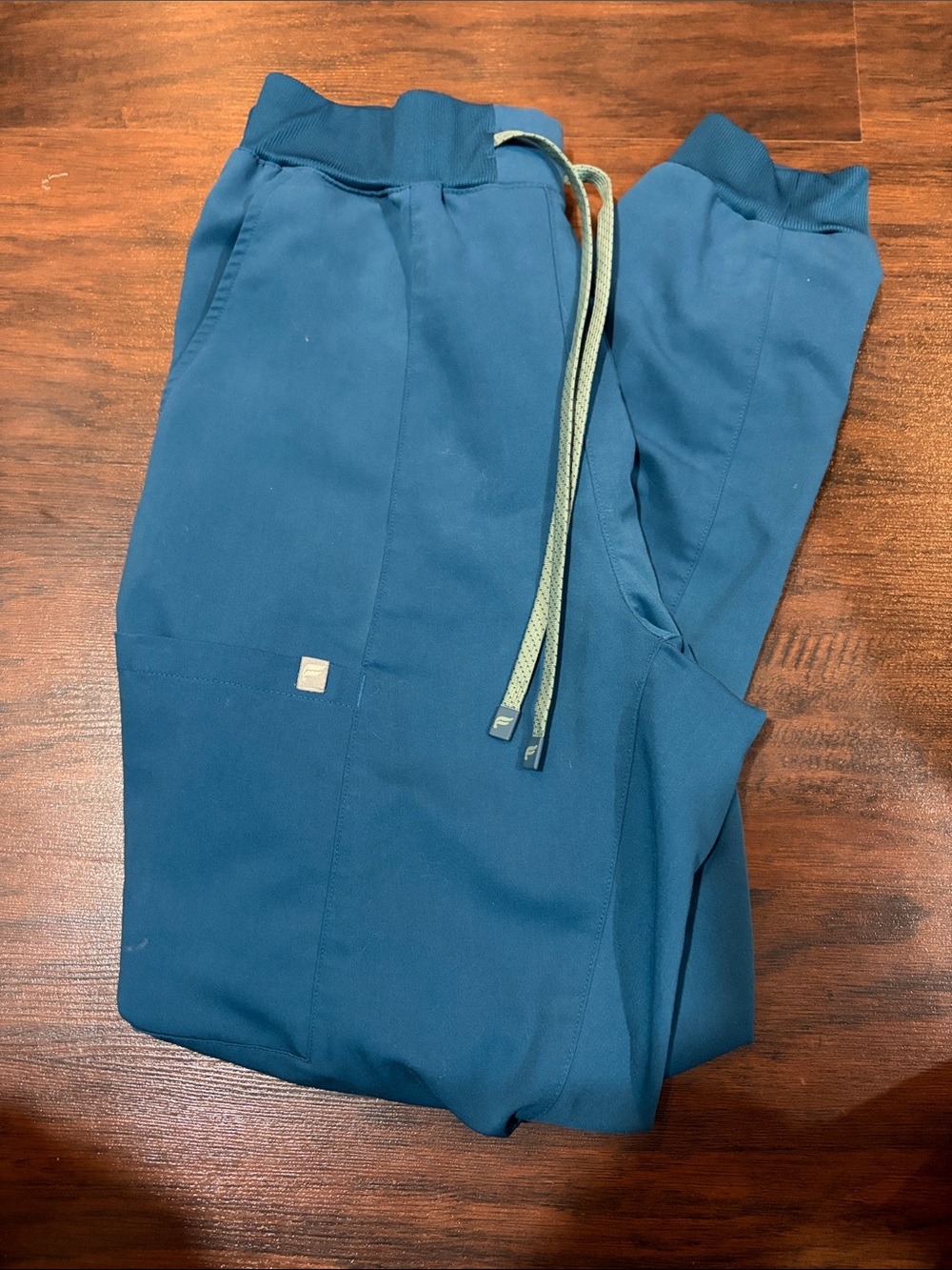 Fabletics Teal Drawstring Joggers women’s